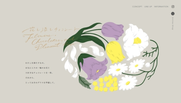 花と酒とチョコレート