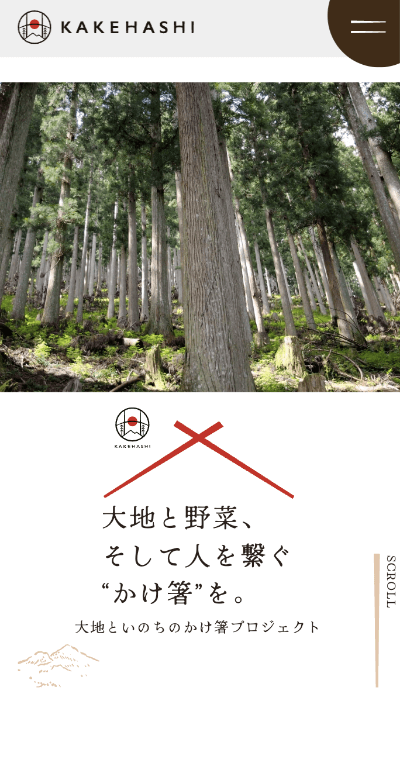 大地といのちのかけ箸プロジェクト